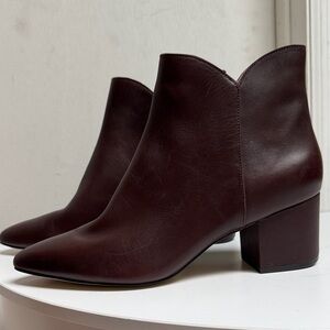 Cole Haan Catlyn block Dark Brown Ankle Boots size 11 B women H7N8